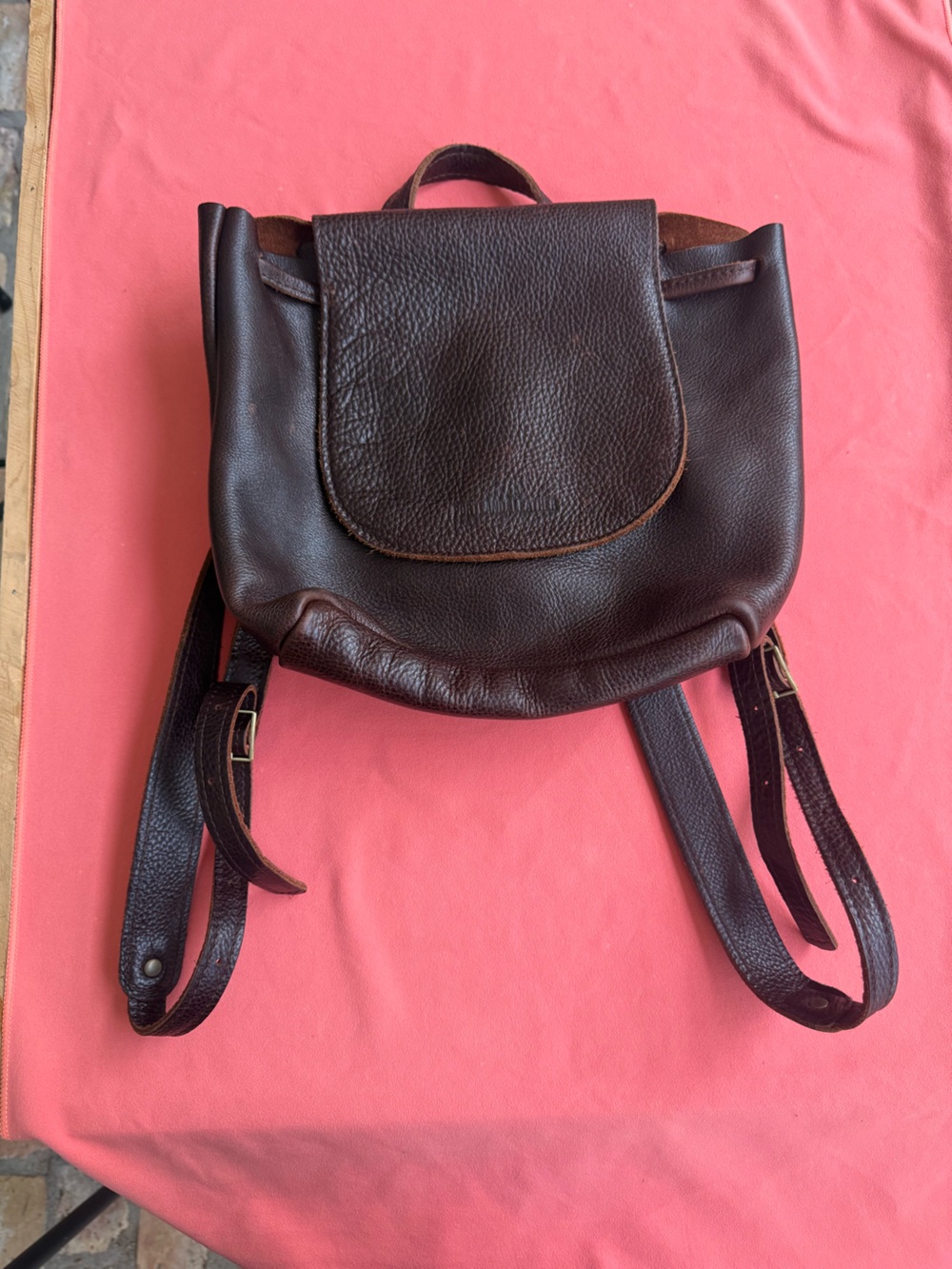 Portland Leather “Almost Perfect” Bucket Backpack